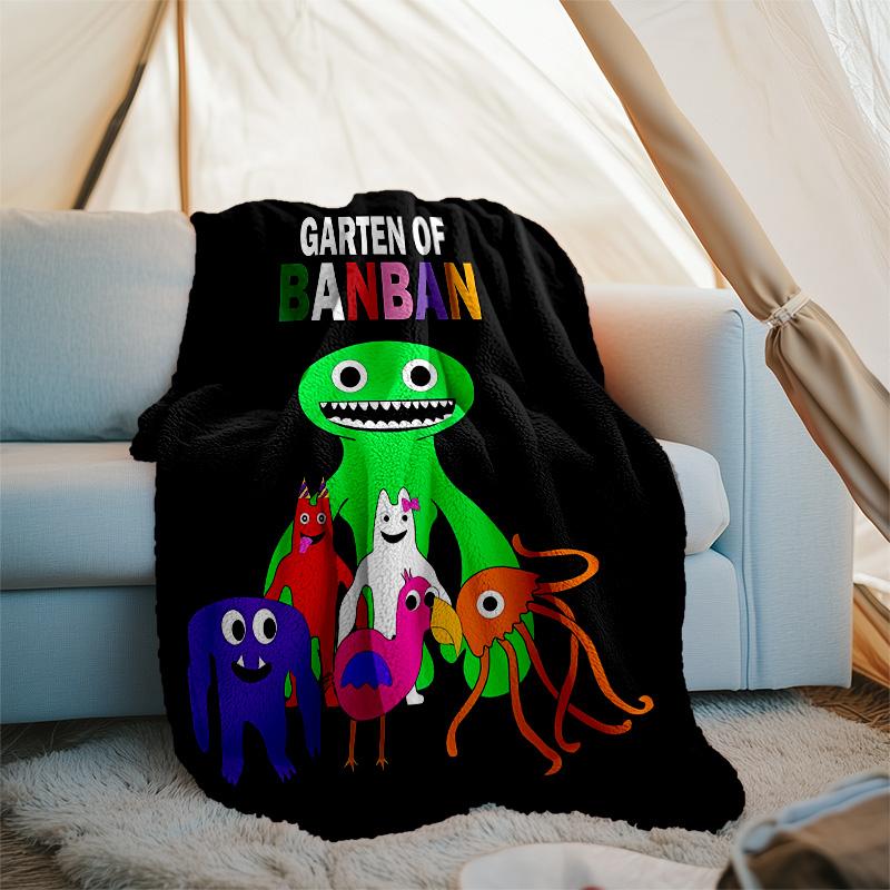 Garten of Banban printed throw blanket—lightweight,soft,warm;versatile blanket for all seasons—perfect as &air-conditioning throw,nap blanket