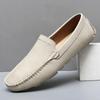 Plus Size Genuine Leather Shoes Men Loafers Comfortable Casual Shoes Men Flats Moccasins Men Footwear