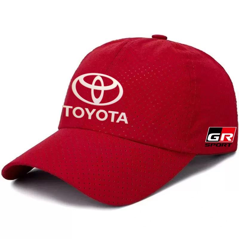 2026 Новый логотип Toyota GR Racing Летняя тонкая дышащая мягкая кепка-бейсболка Шляпа-козырек для улицы Шляпа-утка