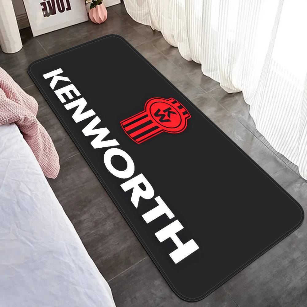 K-Kenworth Логотип Грузовика Коврик для Пола Прямоугольный Противоскользящий Домашний Мягкий Коврик для Ванной Передняя Дверь Внутренний Наружный Коврик Приветственный Коврик