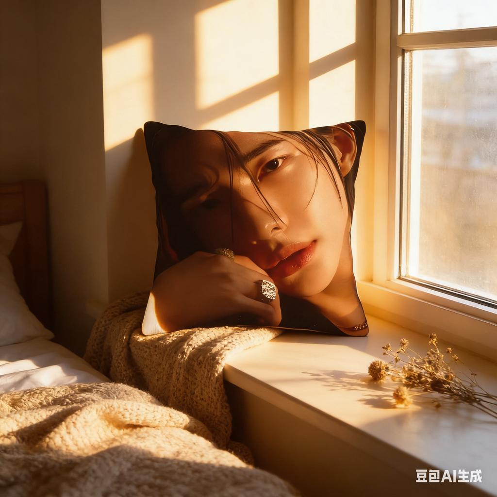 1Pc Double Sided Print Kpop Style Hyunjin Throw Pillow Cover Skz Photo Cushion Case For Fans Home Sofa Bedroom Decor