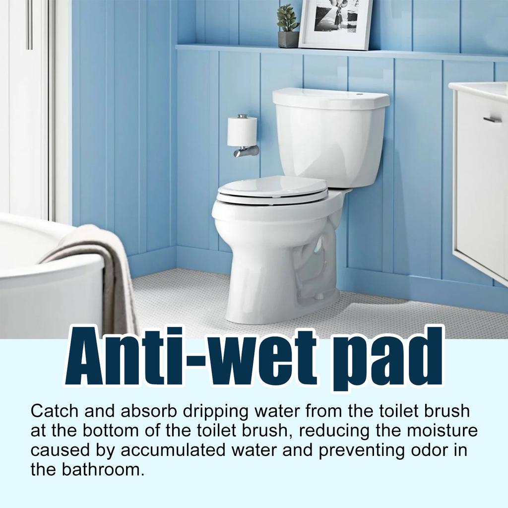 10x Toilet Brush Pads, Sufficient For About 30 Weeks Hygiene In The Bathroom