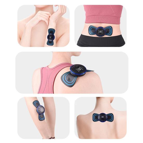 Mini Massager Machine 8 Modes Low Frequency Rechargeable Full Body Pain Relief Therapy Device Physiotherapy Instrument Muscle Stimulator