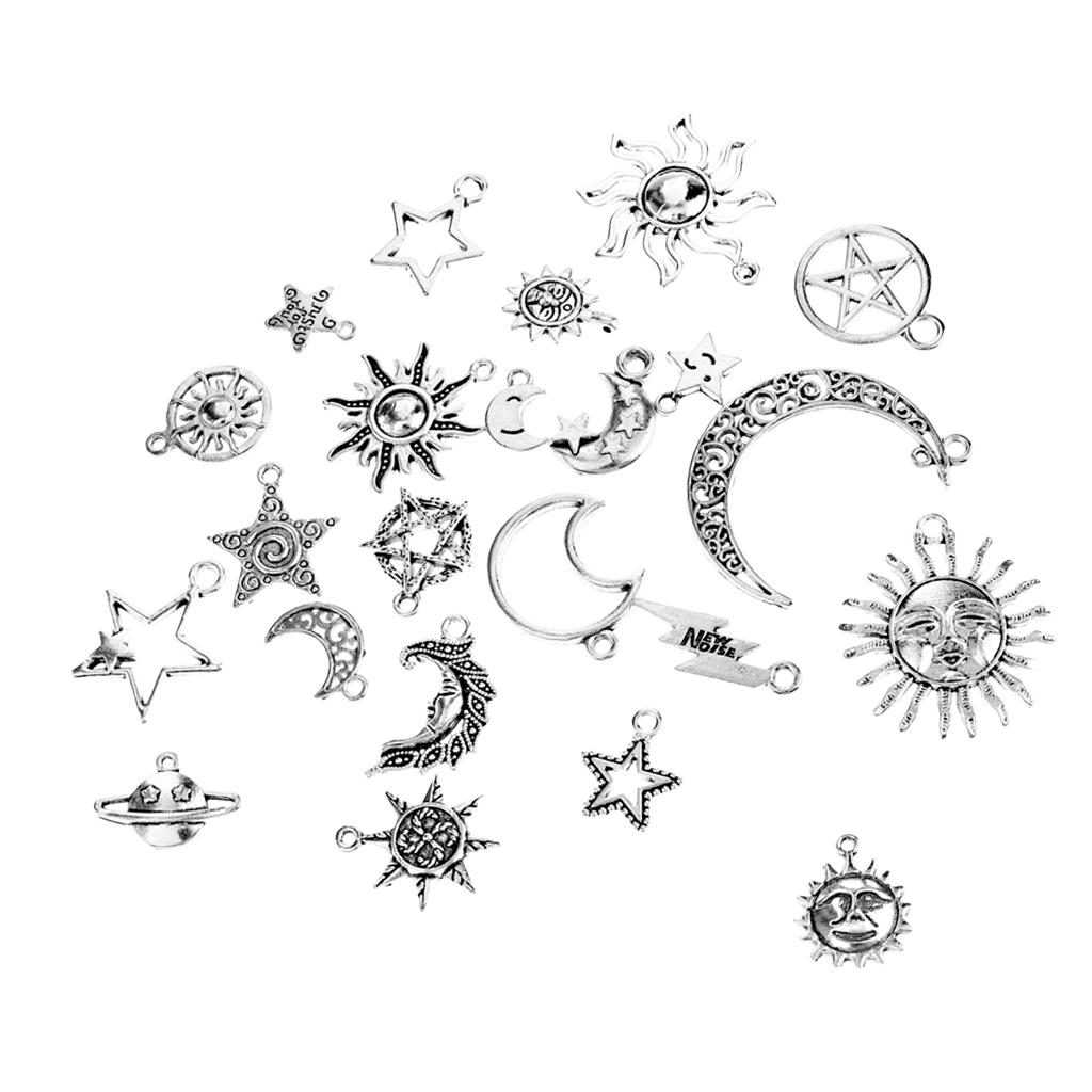 Пакет Sun Moon Star Шарм Подвеска для DIY Ожерелье Браслет Изготовление ювелирных изделий