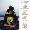 1pc Tweety Bird Looney Tunes Soft Skin-Friendly Flannel Blanket with Digital Printing, Various Sizes Available for Family, Friends, Birthday038