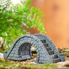 Mini Simulation Bridge Ornament For Fish Tank Decoration Resin Arch Bridge Building Rockery Bonsai For Aquarium LandscapingDecor