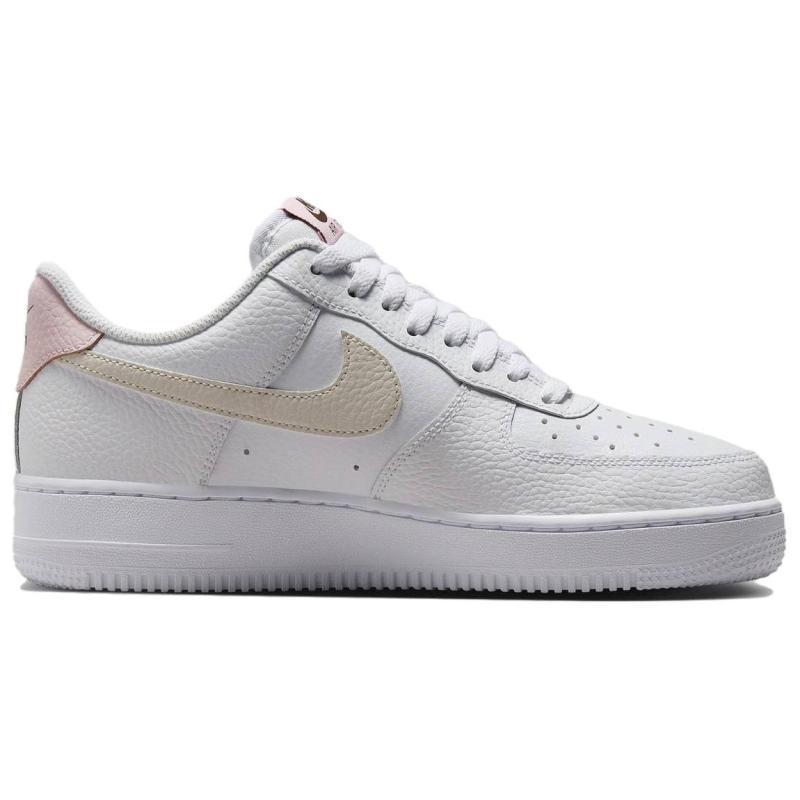 Nike Женские кроссовки Air Force 1 Low '07 Белые Светло-ореховое дерево Розовые HF9992-100