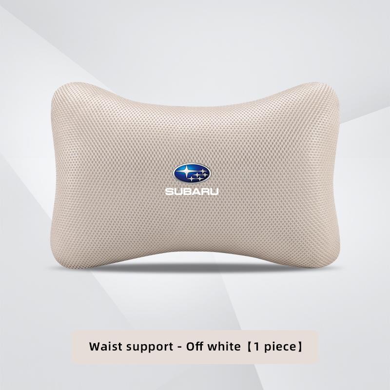 Subaru Car Seat Set Ice Silk Headrest Lumbar Cushion Accessories For Forester BRZ Impreza Outback Smart WRX 2006 STI Crosstrek Z10