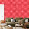 Hearts Wallpaper Red and Coral 50x1000