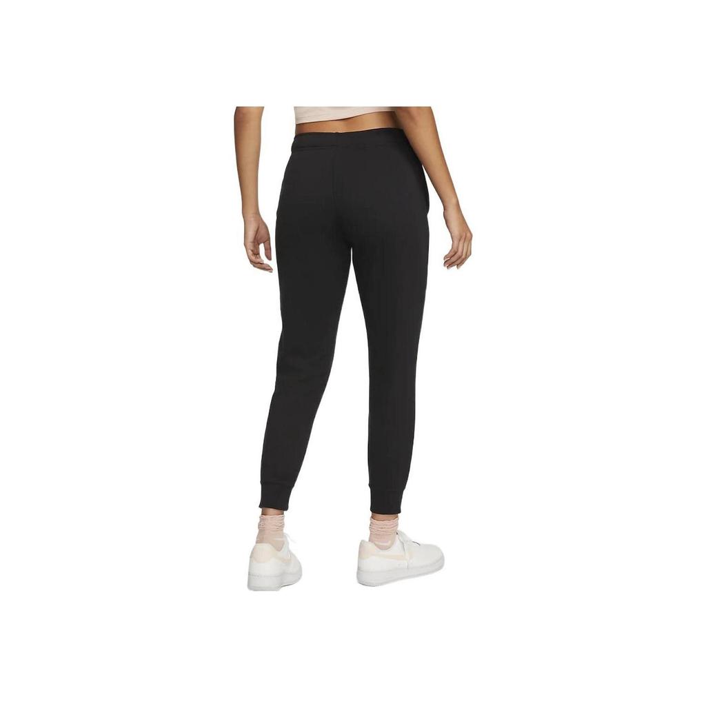 Nike Женские спортивные штаны Club Fleece с завышенной талией, черные DQ5192-010