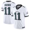Philadelphia Eagles 1 Brown Football Jersey Men Breathable Sports Shirt Running Multiple Colors Sizes