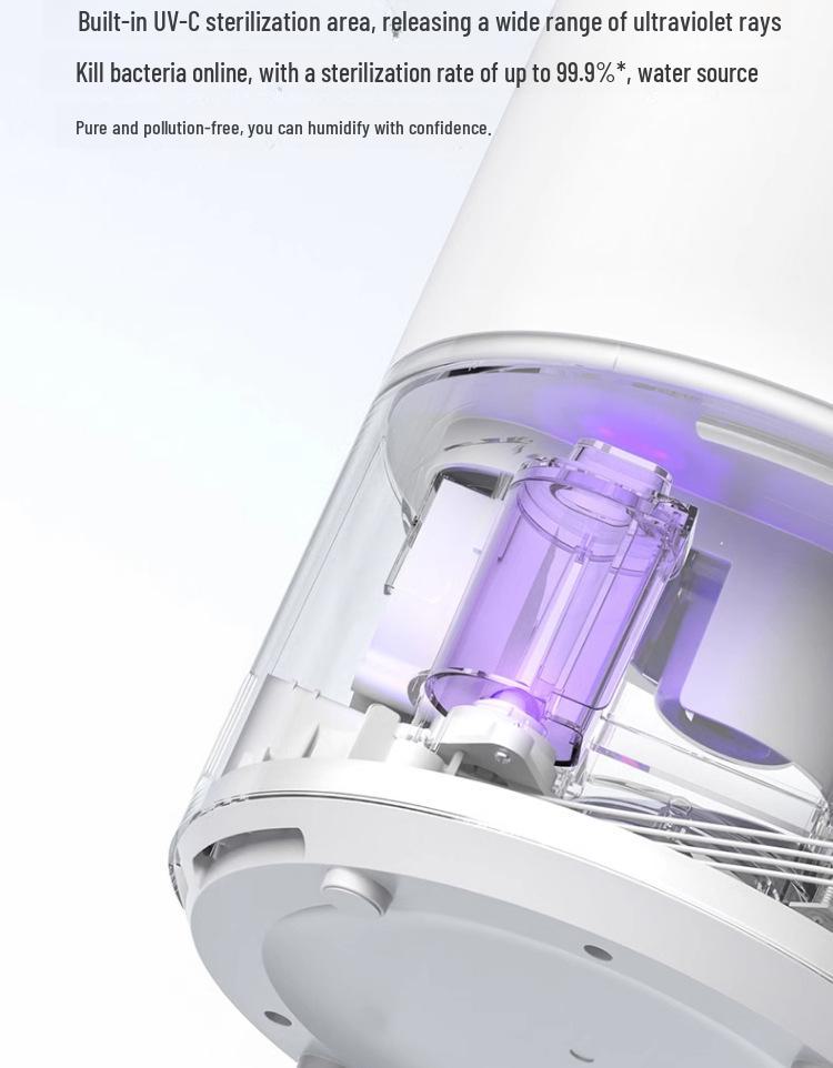 Умный стерилизационный увлажнитель Xiaomi 2: Домашний ароматерапевтический очиститель воздуха для спальни, безопасный для беременных женщин и младенцев