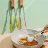 1PCS Barbecue Food Tong Non-Slip Cooking Clip Stainless Steel Ice Tongs Salad Cat Claw Shape Steak Clamp Bread Tongs Kitchen Gadgets