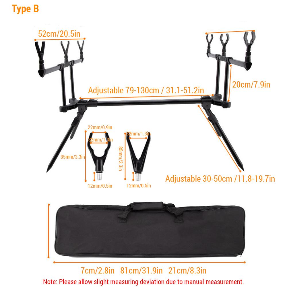Регулируемая выдвижная подставка для карповой удочки, держатель для удочки, подставка для удочки