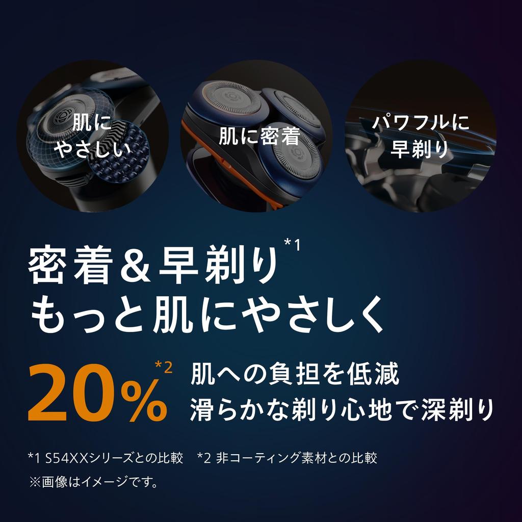 Philips Electric Shaver 5000X Series Electric Razor for Men Rotary Bath Shave Blue (27 Blades, Type, & Washable) X5012/05 Orange/Adria