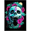 Full 5D Diy Diamond Painting Cartoon Oil Skull Embroidery Cross Stitch Home Decor Handmade Gift