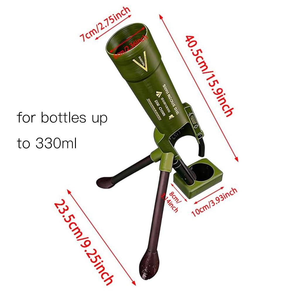 Mortar Beer Bottle Opener Free Push Down Opener Gifts For beer Men Dad Cool Bar Home RV Decor Bottle Opener Bartender Tool