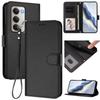 For Xiaomi Redmi 15 5G Leather Case Wallet Stand Phone Cover with Wrist Strap