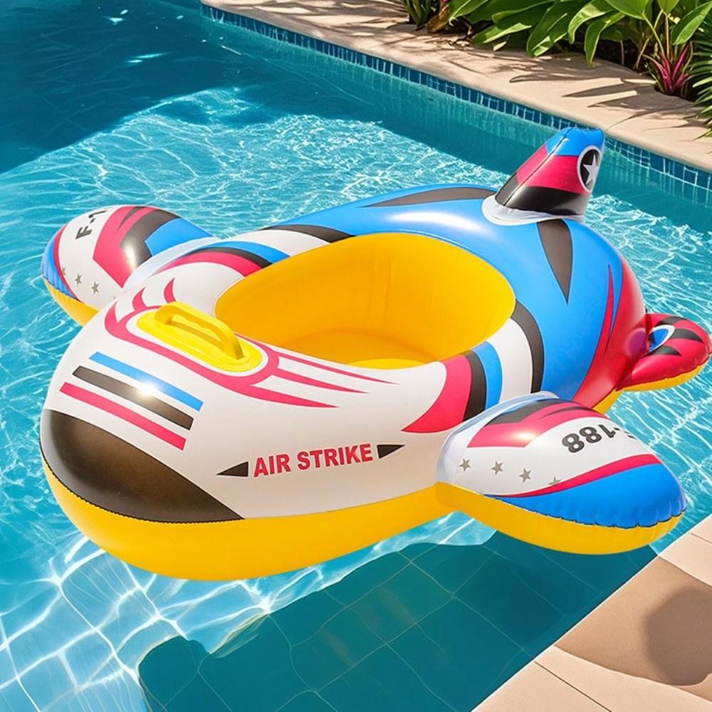 Aircraft Shape Swimming Circle Inflatable Baby Swimming Float Seat Kid