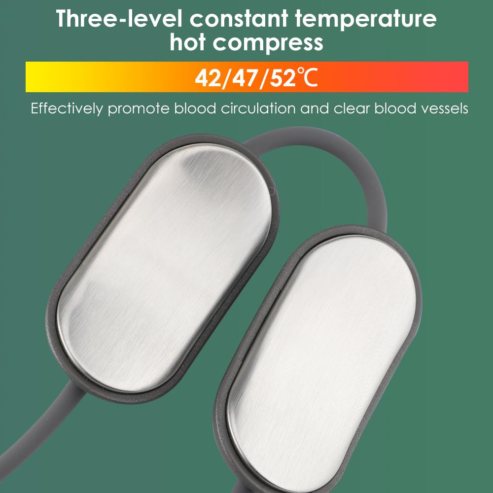 Умный подвесной массажер для шеи с подогревом TENS EMS импульсное ожерелье микроток шейного отдела плеч и позвоночника разминание низкочастотный Relaxi