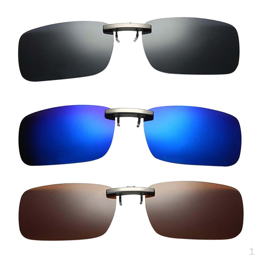 3 Pcs Polarized Sunglasses, Sunglasses Clip, Glasses Clip UV400