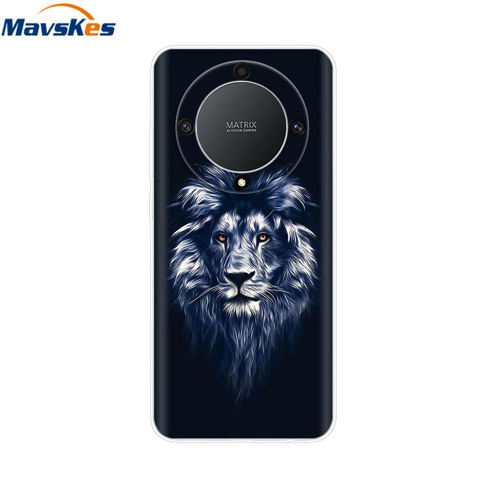 Мягкий чехол для Honor Magic6 Lite TPU Силиконовый чехол для телефона для Honor X9b x9a Magic 5 6 Lite 5G Защитная оболочка Задняя крышка Fundas