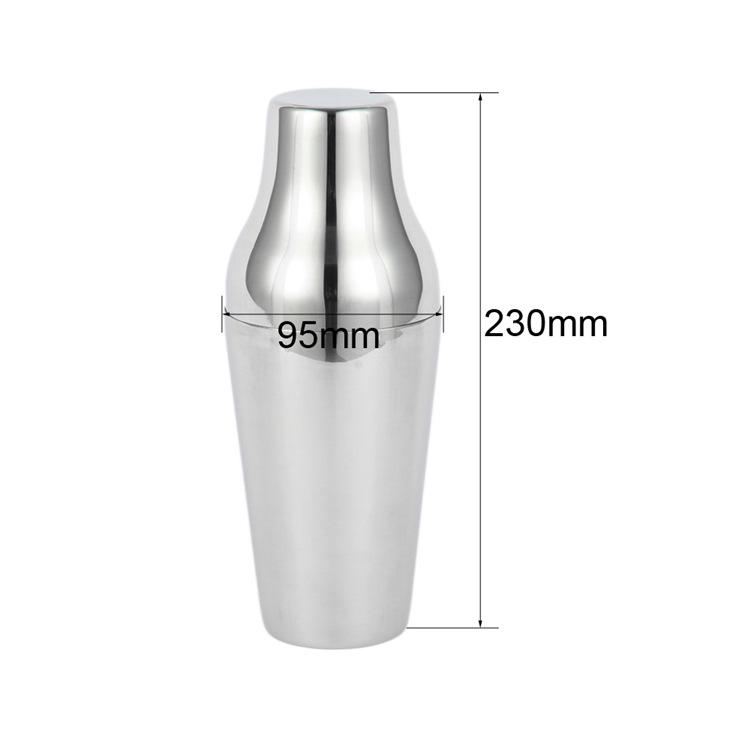 Stainless Steel 304 Two-Stage French Cocktail Shaker