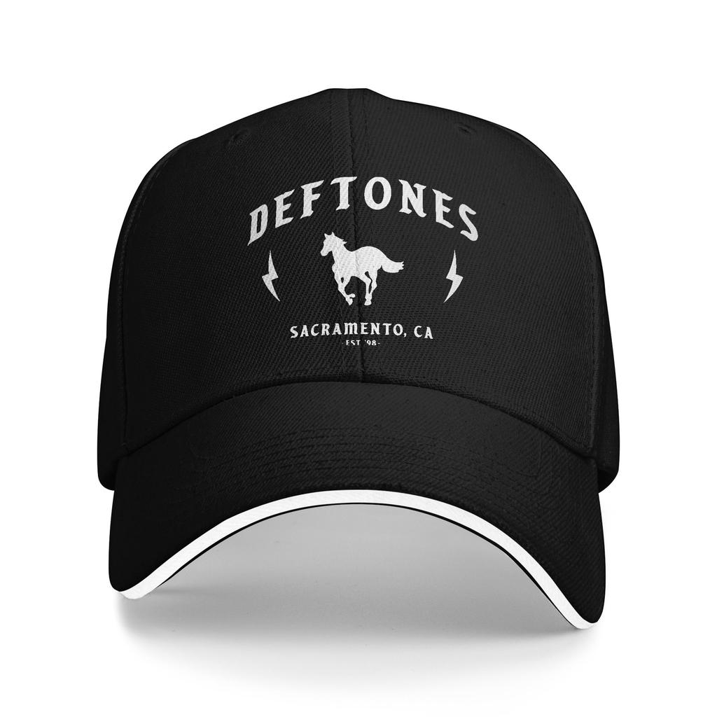 Summer Deftones White Pony Baseball Cap Hiking Fishing y2k Retro Print Sun Hip Hop Hats Women Men Sun-Proof Baseball Caps