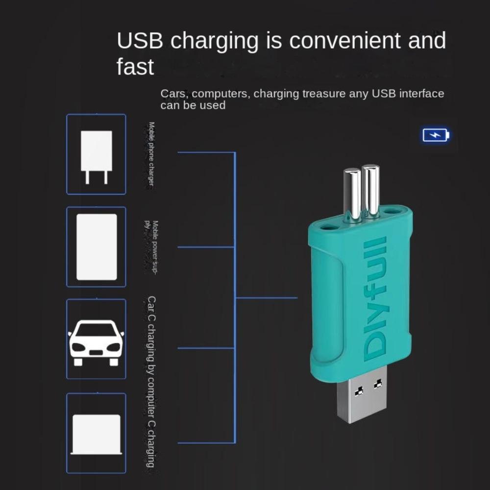 CR425 USB Charger 2 Holes Electronic Floats Batteries Hot Fishing Float Battery  Ocean Fishing