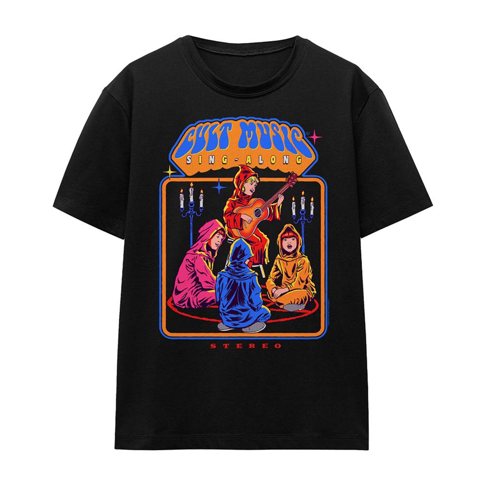 Steven Rhodes Womens/Ladies Cult Music Sing-Along T-Shirt