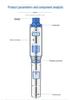 QJD Stainless Steel Deep Well Submersible Pump for High Head and Large Flow