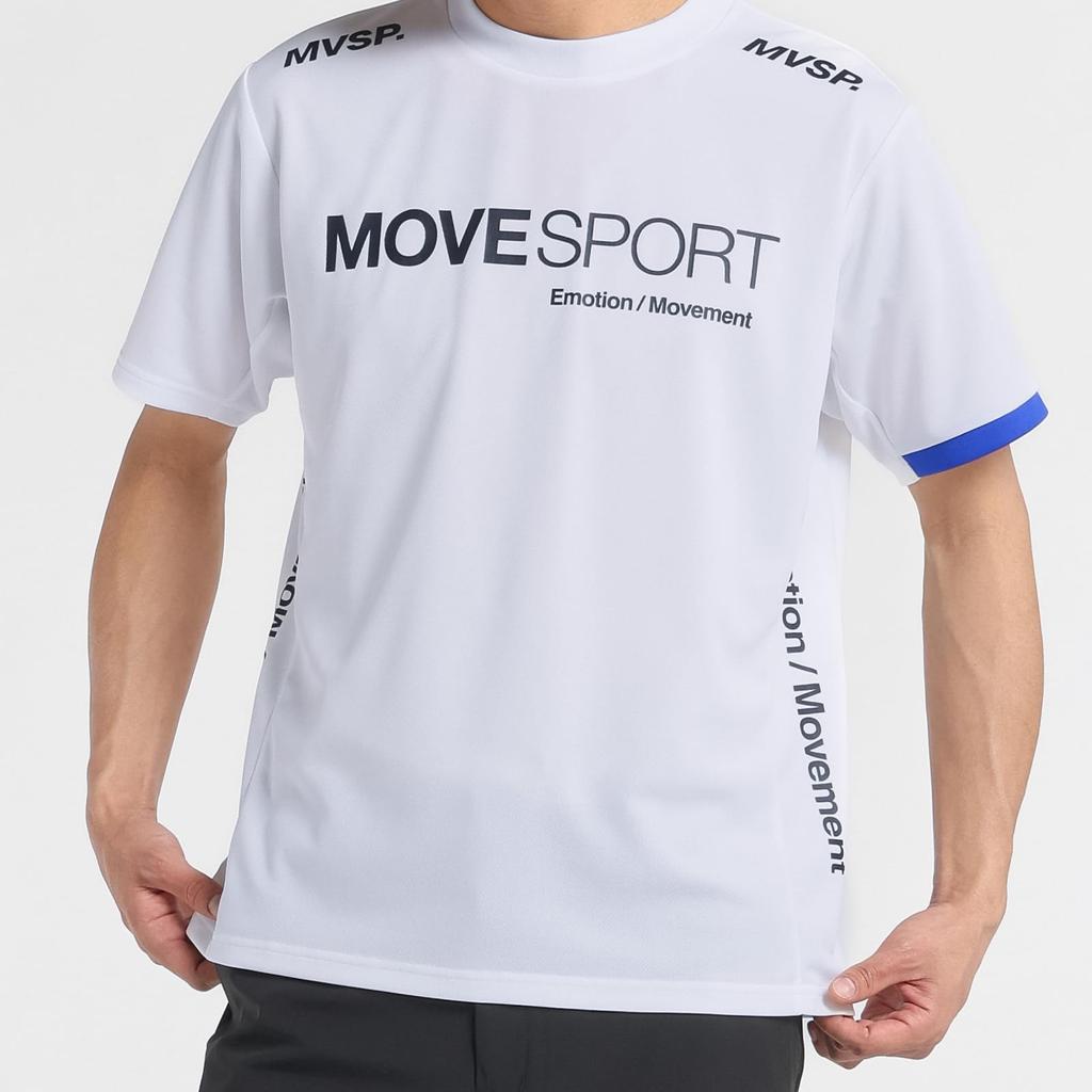 Move Sports Descente Short Sleeve Crew Neck Stretch Training WH00 Men's T-Shirt (E-Commerce Exclusive), Moisture-Wicking, Quick-Drying, Shirt,