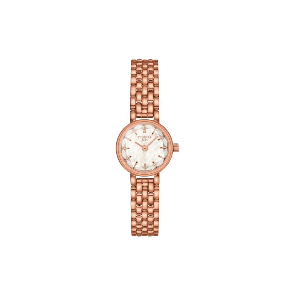 Tissot Кварцевые часы 30м Водонепроницаемость Женские часы 19.5мм Белый циферблат Корпус из нержавеющей стали T140.009.33.111.00