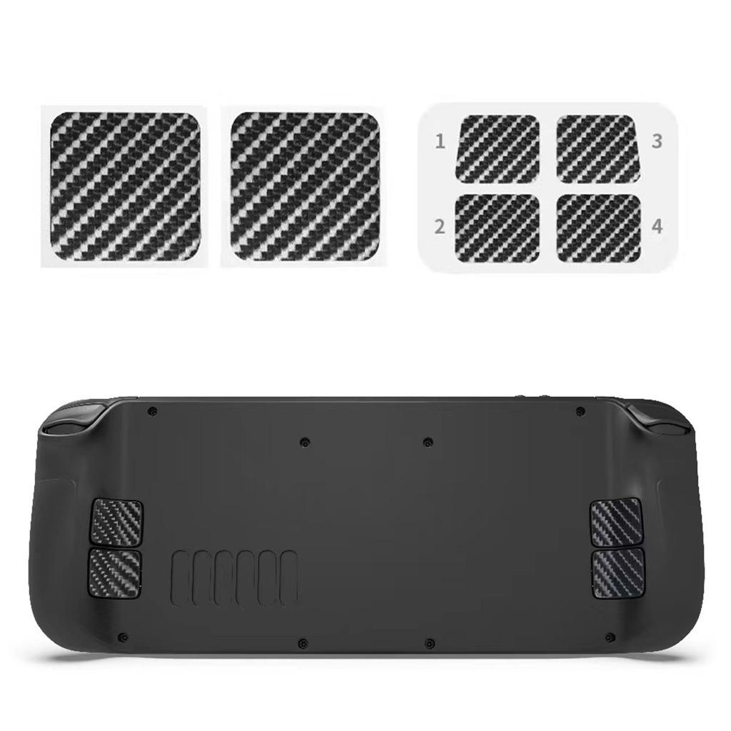 Наклейки на кнопки геймпада и трекпад Защитные наклейки Комплект износостойких наклеек против царапин для Steam Deck