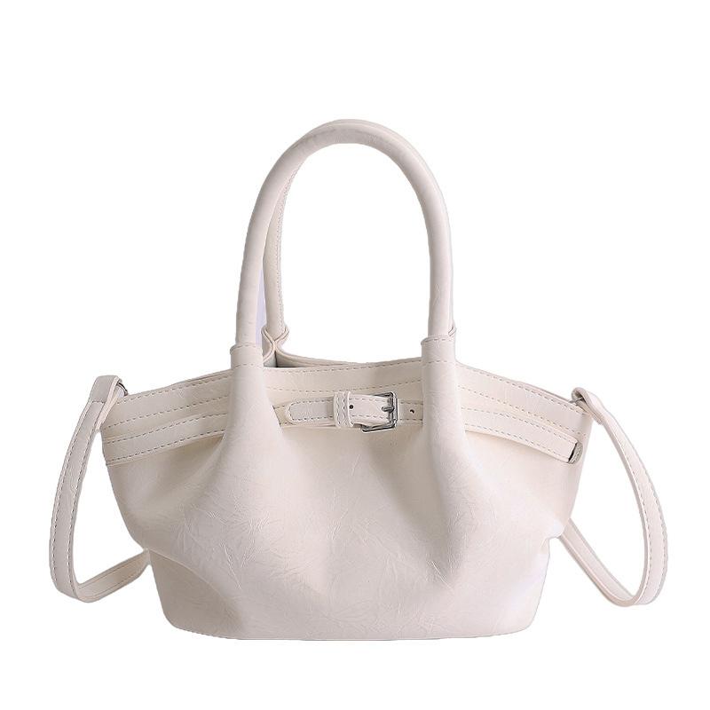 Niche design portable vegetable basket bag women's 2026 spring new fashion small tote bag versatile shoulder messenger bag