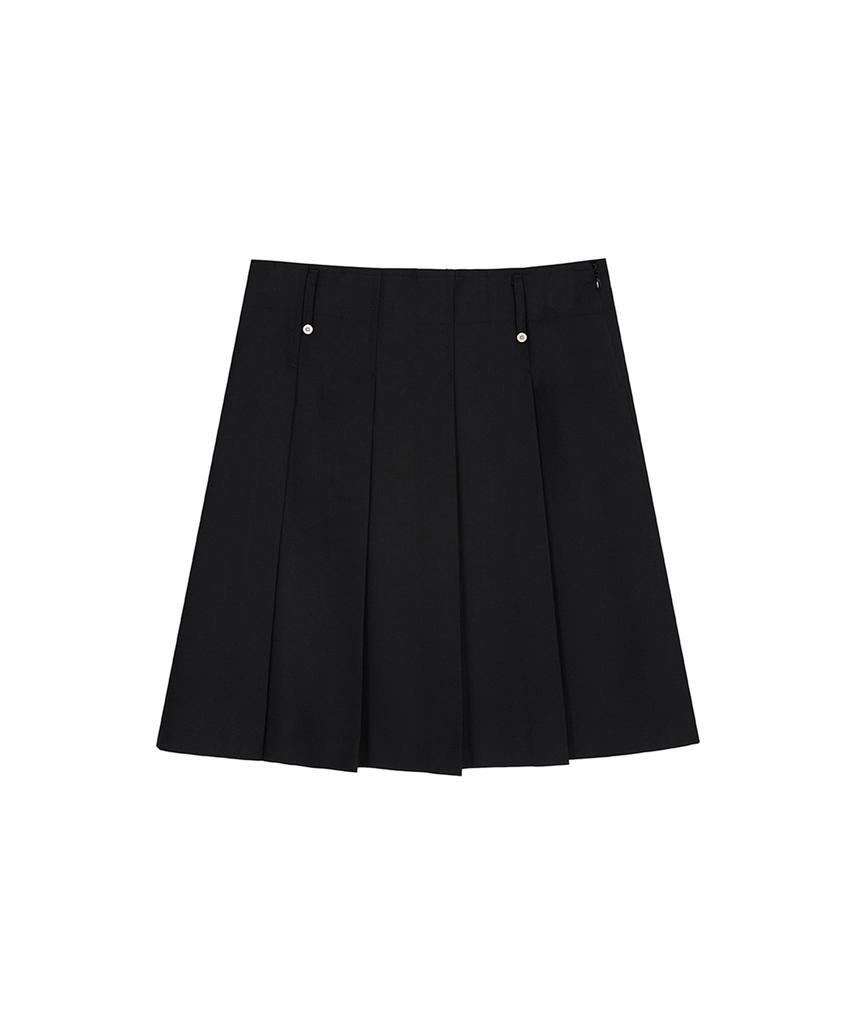 Fortena Classic Mid Length Skirt-2Color