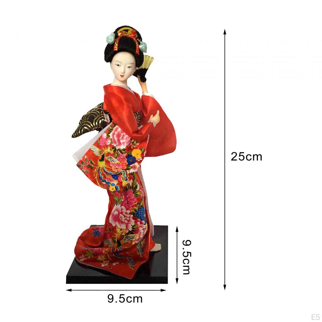 Этнические японские куклы гейши, азиатская кукла, статуэтка леди для украшения стола