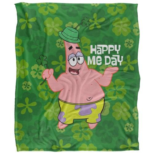 SpongeBob SquarePants Happy Me Day Silky Supersoft Blanket