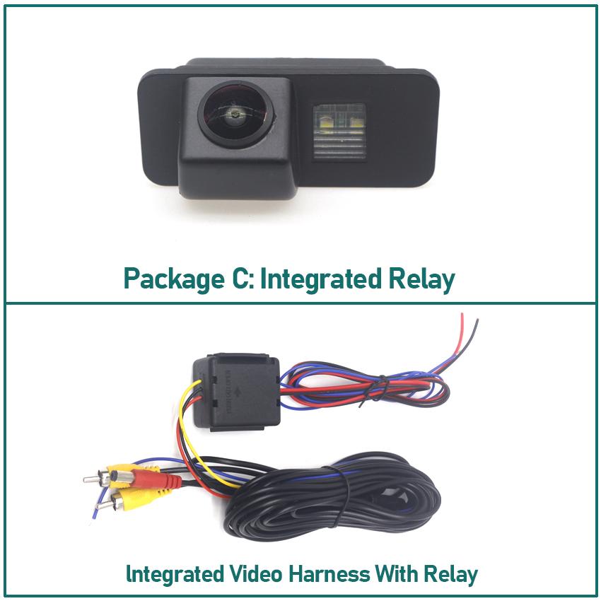 Резервная камера заднего вида для Ford Kuga 2008~2019 EcoSport MK1 MK2 2004~2016 2017 2018 Водонепроницаемая парковочная камера ночного видения