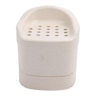 Душевое кресло со спинкой и дренажными отверстиями, противоскользящее, прочное, из вспененного полипропилена, для ванной комнаты