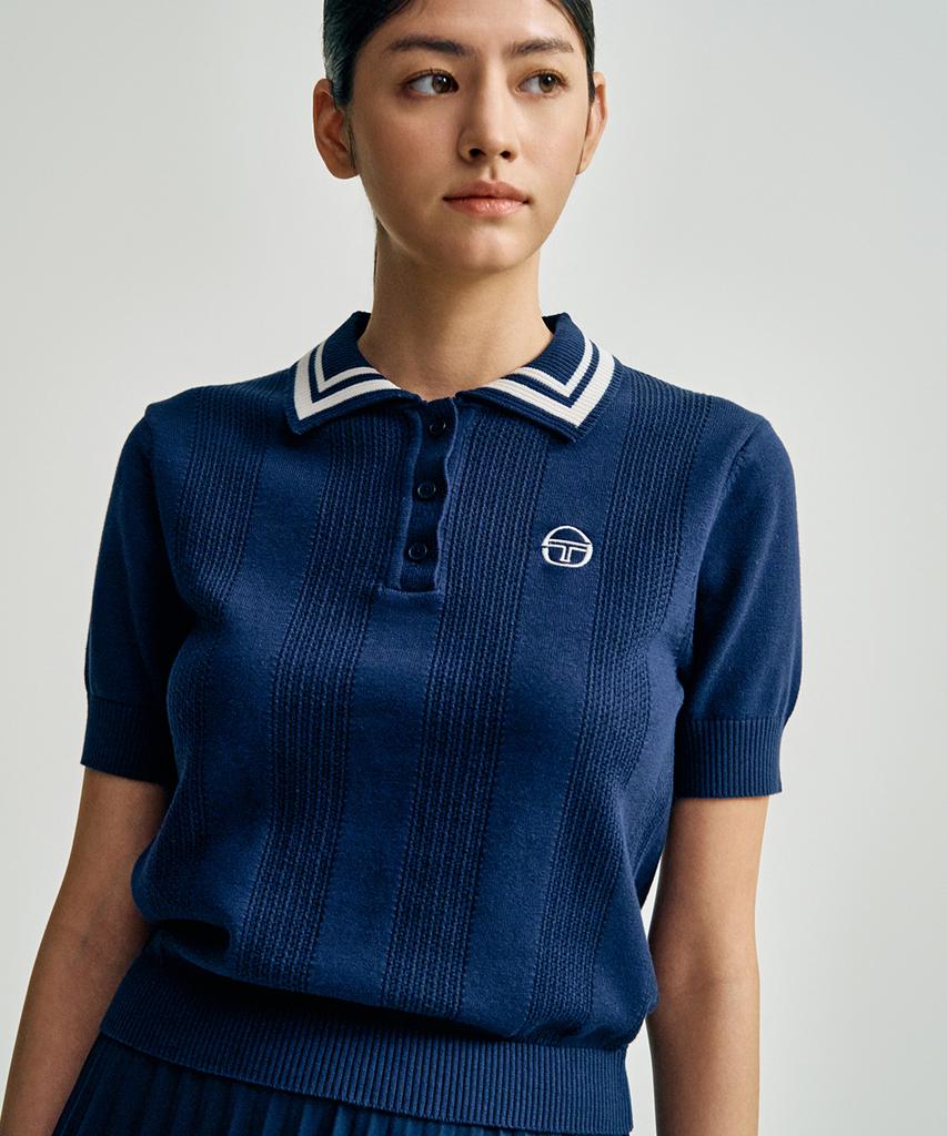 SERGIO TACCHINI W Повседневный мужской лонгслив-поло с коротким рукавом