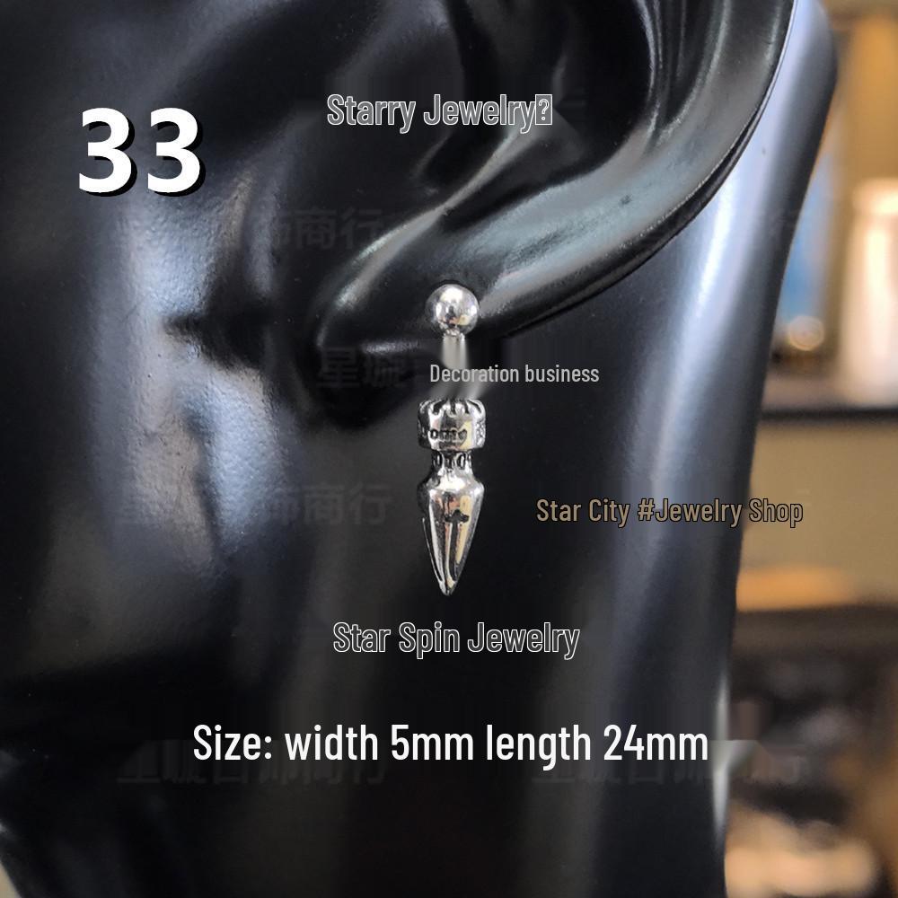 Новые висячие серьги G-Dragon с цветными бриллиантами для мужчин и женщин, белая медь, тайское серебро, серебряная игла s925