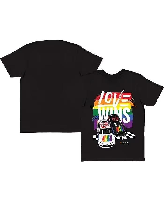 Racing Fan T - Shirt: Rebel Bourbon & Kyle Busch Design Cool NASCAR Vibe Unisex Short Sleeve T-shirt High Quality Graphic T