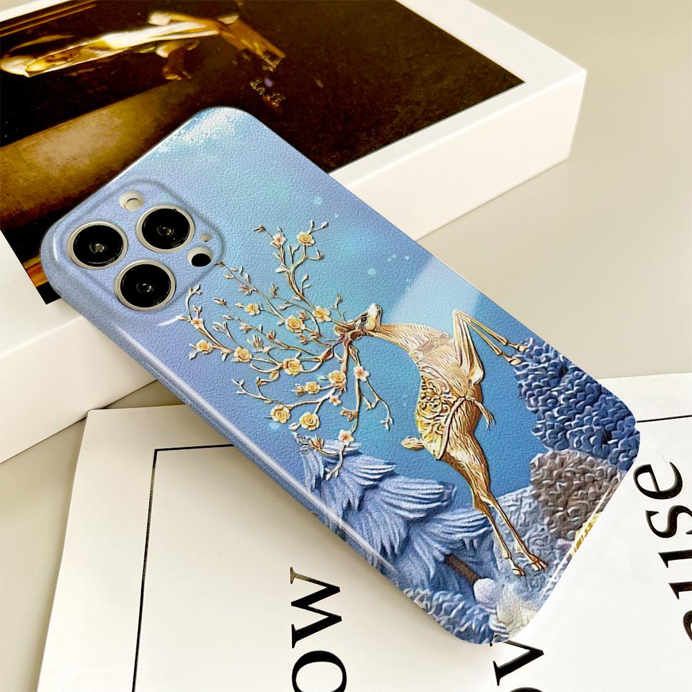 Универсальный чехол для телефона с пленкой и мультяшным модным дизайном, твердый чехол с полным покрытием, защитный чехол для камеры для iPhone, Samsung, Xiaomi, Poco, Redmi, Huawei, Honor