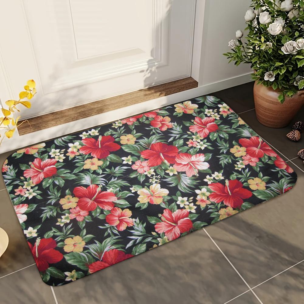 1 шт. Принтованные впитывающие коврики для ванной, противоскользящие коврики, товары для декора дома, ковры, коврики для пола для дома, кухни