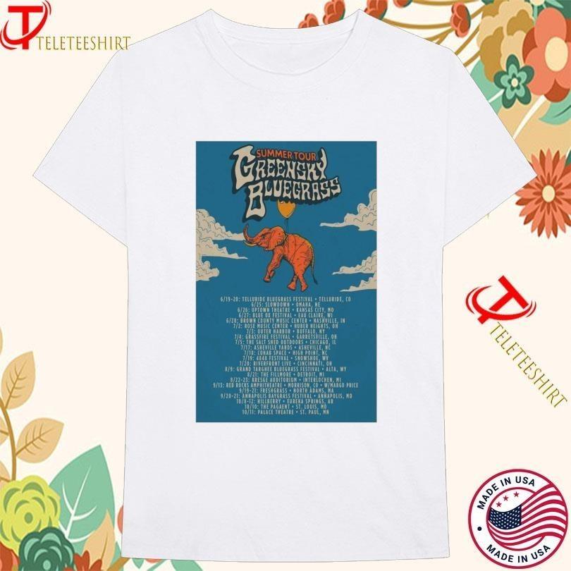 Greensky Bluegrass Summer Tour 2025 T-shirt