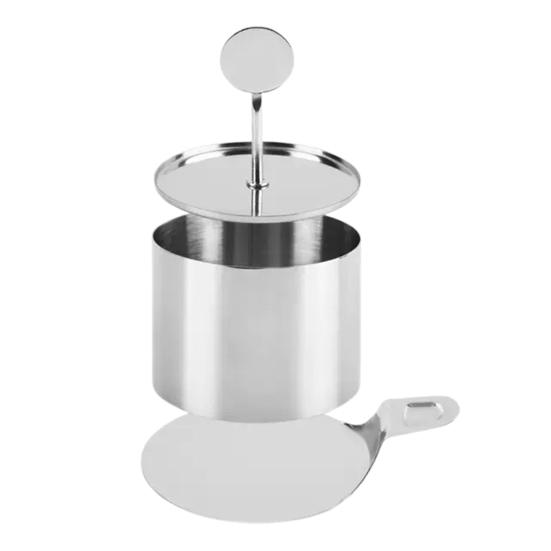 Форма для выпечки из нержавеющей стали с прессующим дном, форма "Сердце", "Круг", легко извлекаемая, форма для десерта, кухонный инструмент