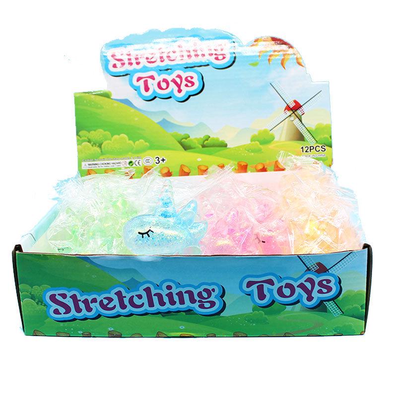 Мяч для снятия стресса Rainbow Maltose Unicorn - креативная игрушка для снятия стресса с медленным отскоком