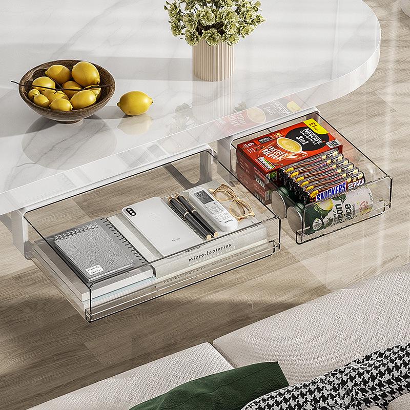 Выдвижной органайзер под стол: Невидимый ящик для хранения канцелярских принадлежностей