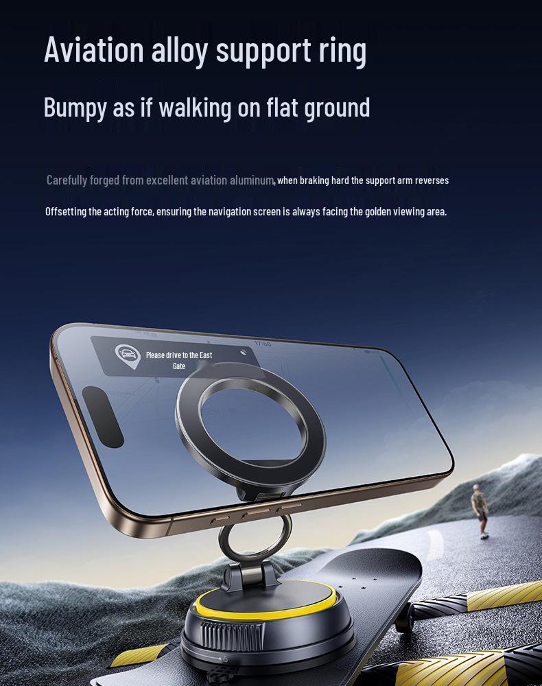 2025 Magnetic Car Phone Holder with Vacuum Suction Cup